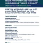 Sicurezza E Turismo Di Qualità A Trani: Confronto Su Ristorazione E Accoglienza Il 6 Maggio