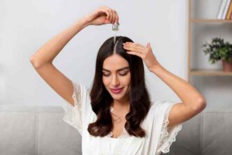 Woman Doing Herself Scalp Massage 1