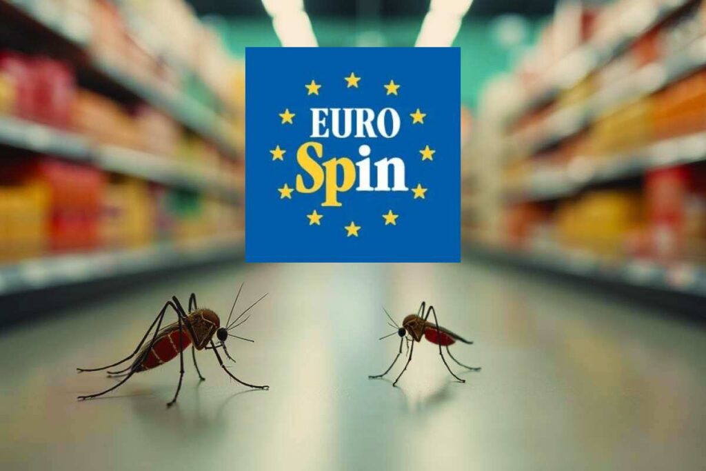 via le zanzare con il prodotto eurospin