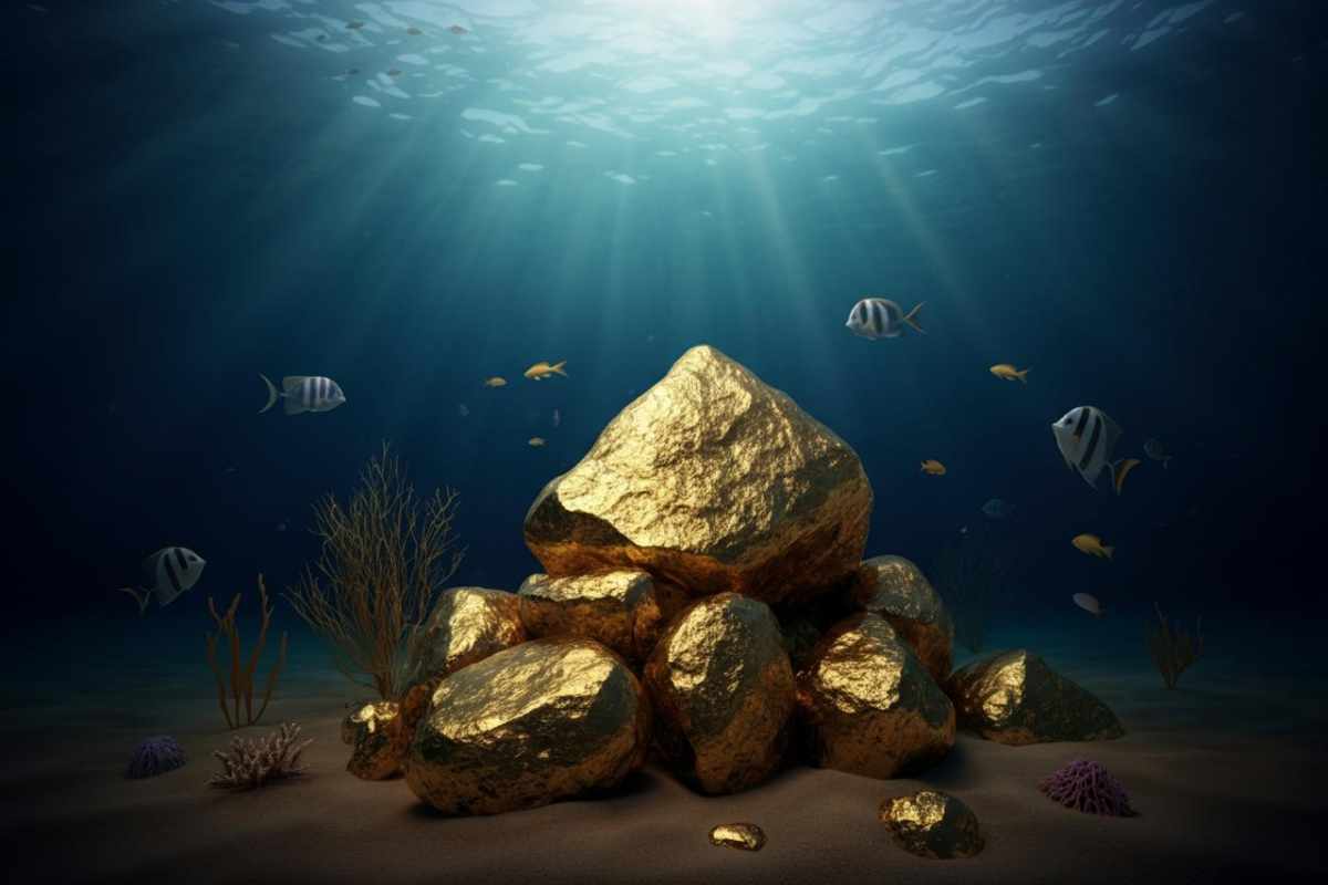oro nel mare