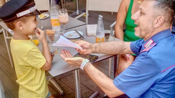 A Vico Equense Bambino Di 6 An