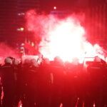 A Belgrado Tensione Alta Tra Manifestanti E Polizia Nelle Strade Del Centro Città