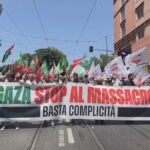 A Roma 300Mila Persone Manifestano Contro Il Massacro Di Gaza Con I Leader Dell’opposizione