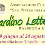 Al Via La 12ª Edizione Del Giardino Letterario A L’aquila Con Eventi Culturali Fino Ad Agosto