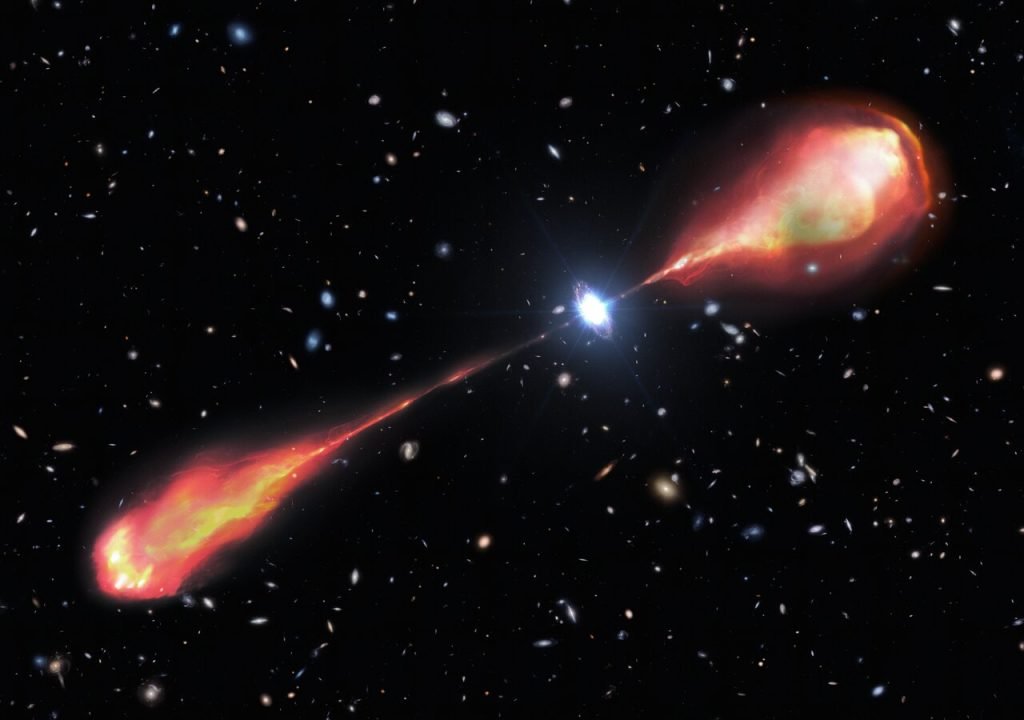 Astronomi Osservano Getto Radi