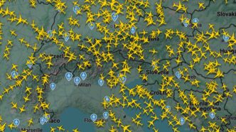 Blocco Del Traffico Aereo In L