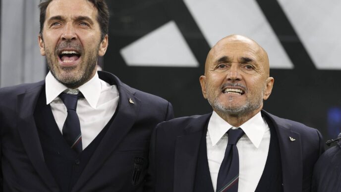 Buffon Ringrazia Luciano Spall