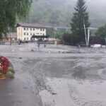 Chiusa Una Parte Della Strada Provinciale 216 Del Melezet A Bardonecchia Per Fango E Acqua Dal Torrente Frejus