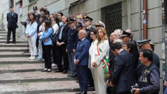 Commemorazione A Genova Per Il