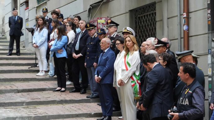 Commemorazione A Genova Per Il