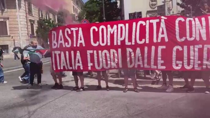 Corteo Per Gaza A Roma3A Contes