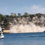 Crollo Della Falesia Di Punta Pennata Dopo Il Terremoto Nel Golfo Di Pozzuoli, Nessun Ferito