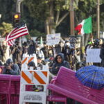Dieci Arresti Durante Scontri Tra Manifestanti E Polizia Nel Centro Di Los Angeles