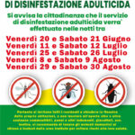 Disinfestazione Zanzare A Cerveteri, Cinque Interventi Previsti Da Giugno Ad Agosto Su Tutto Il Territorio