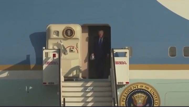 Donald Trump Arriva Nei Paesi