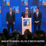 Donald Trump E La Giornalista Ucraina, Il Presidente Mostra Solidarietà Dopo La Conferenza Stampa Nato