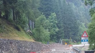 Due Frane Sulla Strada Regiona