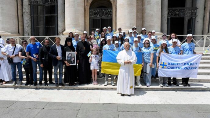 Il Papa Incontra A Roma Giovan
