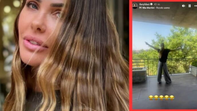 Ilary Blasi Pubblica Un Video