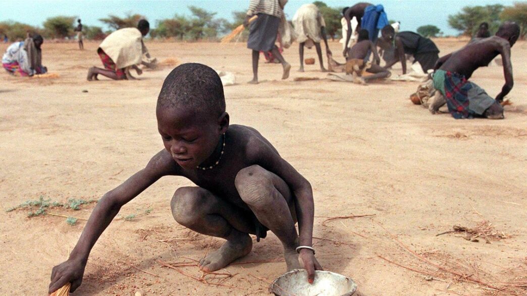 In Sudan Parte La Distribuzion