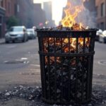 Incendio A Venaria Reale: Bidone Della Differenziata Prende Fuoco In Via Sciesa Causando Allarme Tra I Residenti