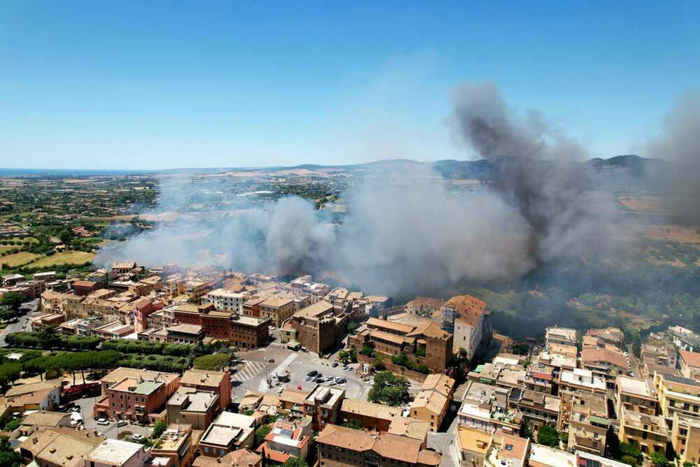 Incendio A Cerveteri3A Chiusa L