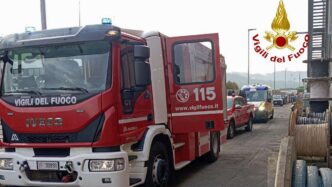 Incendio Al Viola Park Di Bagn