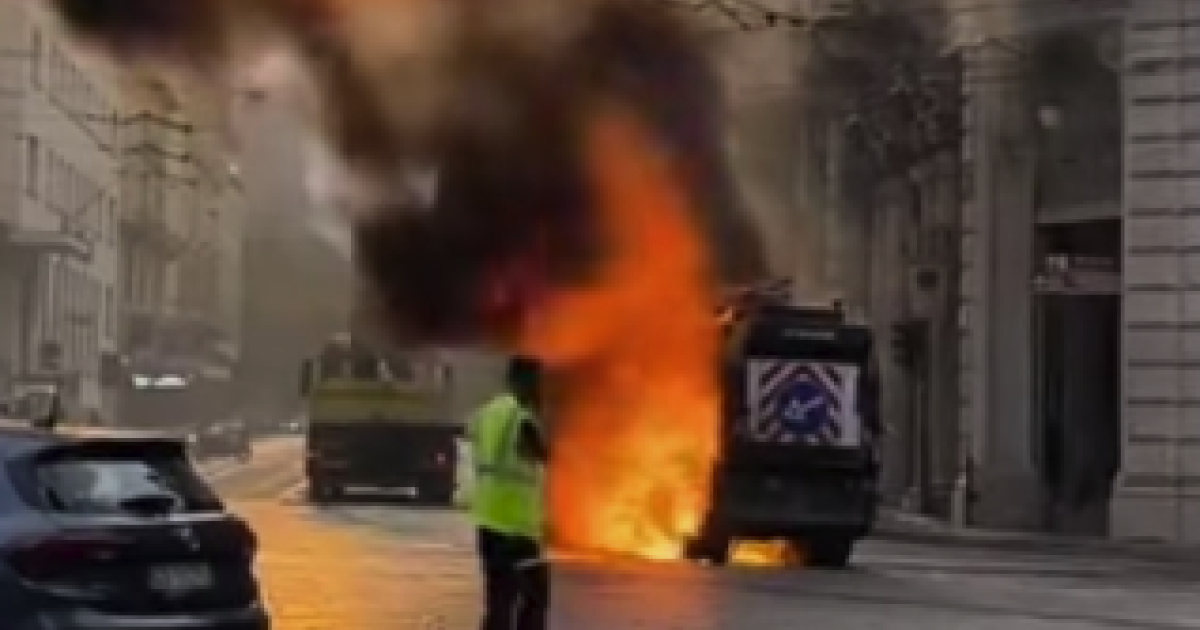 Incendio Di Un Mezzo Amiat Dur