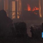 Incendio In Un Deposito Di Materiale Elettrico A Santa Palomba, Fumo Nero Visibile Nei Castelli Romani