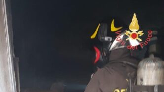 Incendio In Un Edificio Di Cam