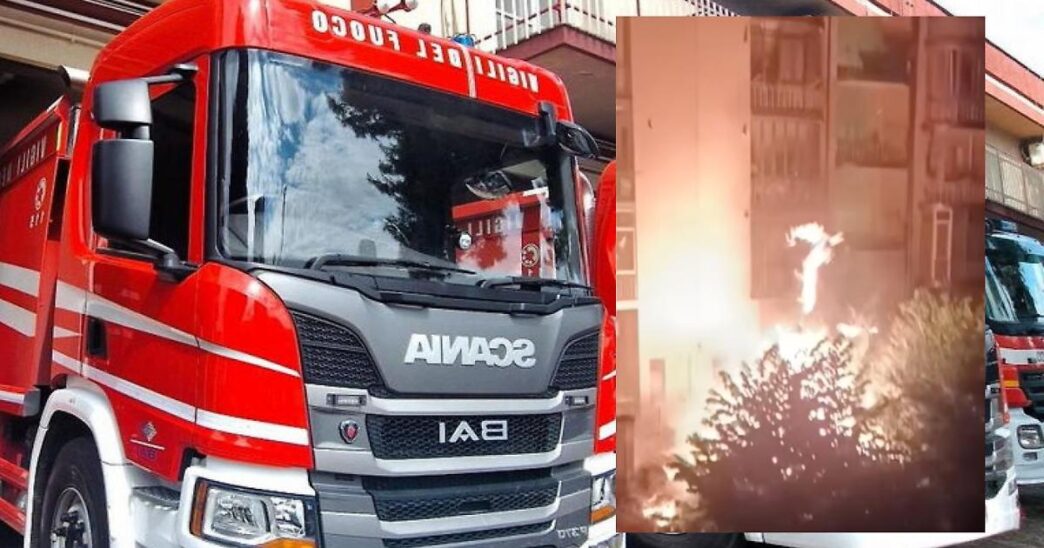 Incendio Nel Giardino Delle Vi