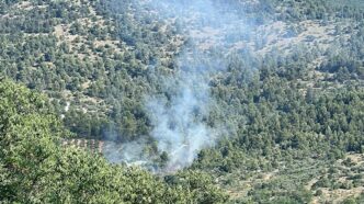 Incendio Tra Raiano E Vittorit