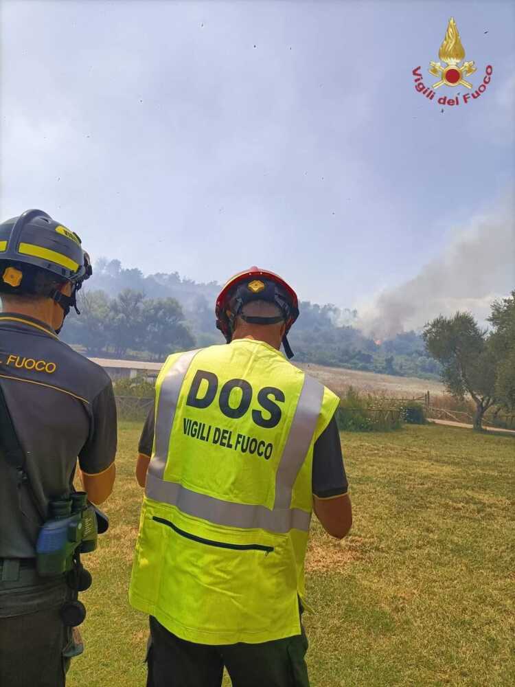 Incendio Tra Via Della Stazion