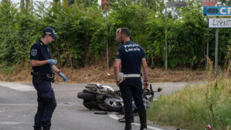Incidente Tra Due Motociclette