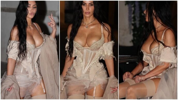 Kim Kardashian In Intimo E Reg
