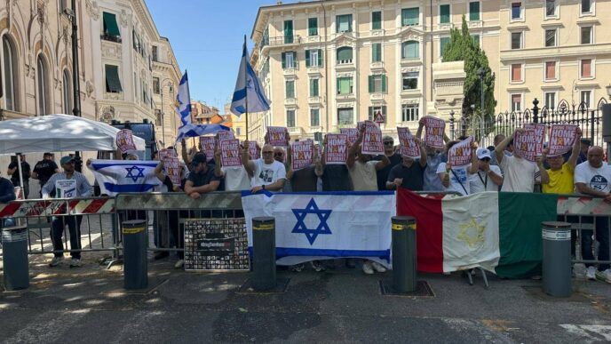 Manifestazione A Roma Tra Sost