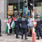 Manifestazione Pro Palestina A Bruxelles Vicino Alle Sedi Del Consiglio E Commissione Europea Con Tensioni