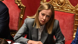 Meloni Al Senato3A Tregua Annun