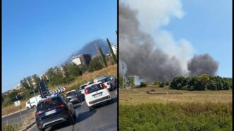 Numerosi Incendi A Roma Nella