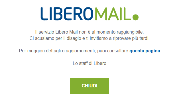 Problemi In Corso Con Libero M