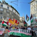 Protesta Davanti Al Consolato Usa Di Milano Contro Il Bombardamento In Iran E Il Ruolo Di Israele Nel Medioriente
