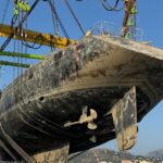 Recuperato Lo Scafo E L’Albero Del Veliero Bayesian A Termini Imerese Dopo Un Complesso Intervento Subacqueo