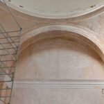 Riaffiorano I Colori Originali Della Chiesa Del Cimitero Di Cisterna Durante I Restauri