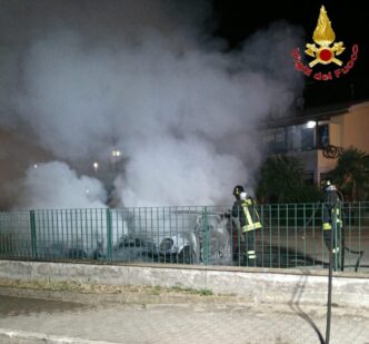 Santa Marinella2C Auto Incendia