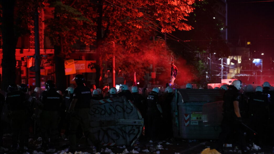 Scontri Violenti A Belgrado3A A