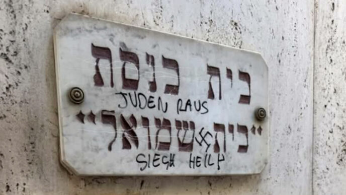 Scritte Antisemite Sulla Sinag