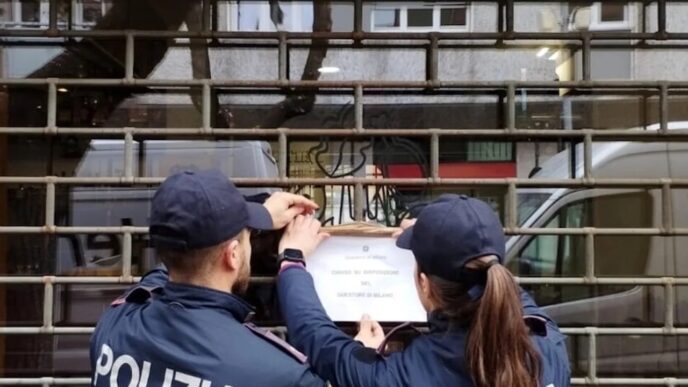 Sequestro Di Un Locale Abusivo