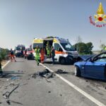 Sette Feriti In Un Frontale A Fiumicino Tra Un’auto Di Grossa Cilindrata E Un’utilitaria: Intervento Dei Vigili Del Fuoco