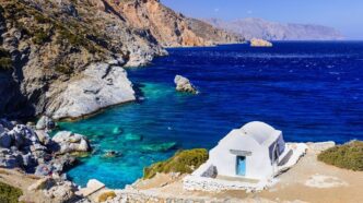 Spiagge Delle Cicladi Tra Sabb