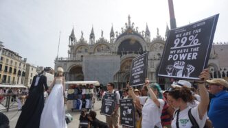 Tensione In Piazza San Marco A